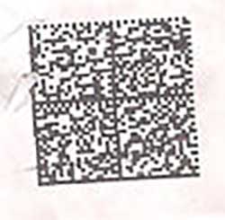 Example of the 2D Barcode