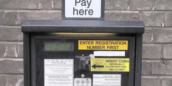 Parking machine refuse to accept certain coins, what do you do?