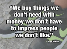 We buy things we don’t need…