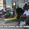 Queue for an iPhone