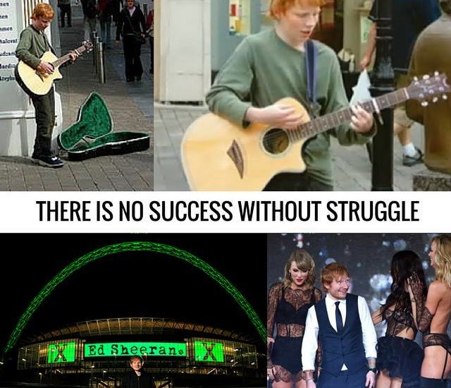 There is no success without struggle – The Ed Sheeran Story