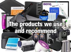 The products we use & recommend