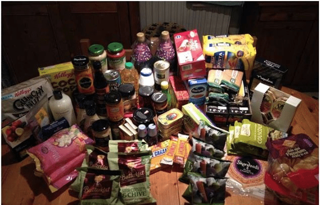 £163.22 worth of food for £70