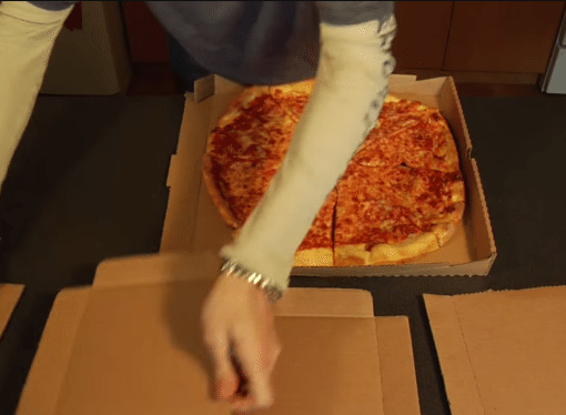 The Ultimate Pizza Box? Saves washing up + you can make your own