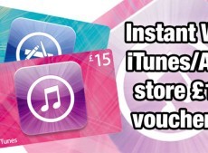 Instant Win £15 iTunes Vouchers