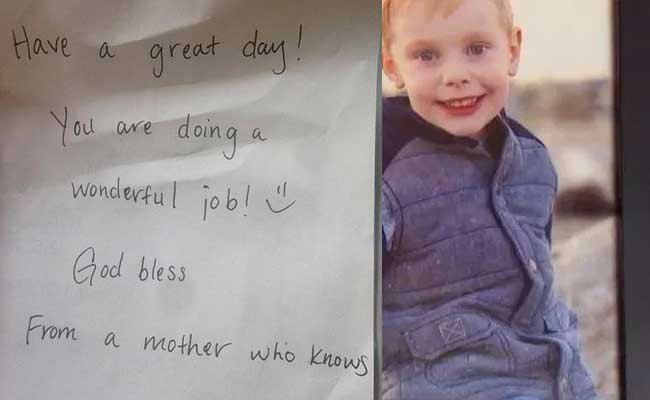 Act of kindness leads mother to tears