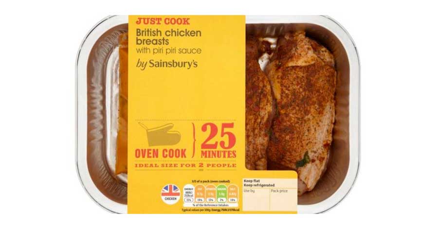 Recalled: Just Cook Chicken Breasts with Piri Piri
