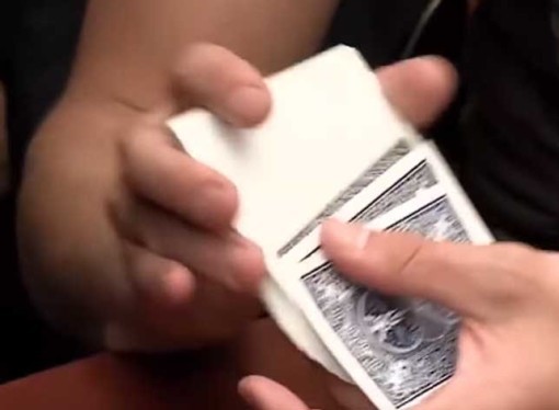 How to cut to any card in a deck of cards (i.e. how to get your mate to win a bet on cards)