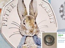 Beatrix Potter 50p coins selling for £670 on eBay. Have you got one (or one of the other coins)?