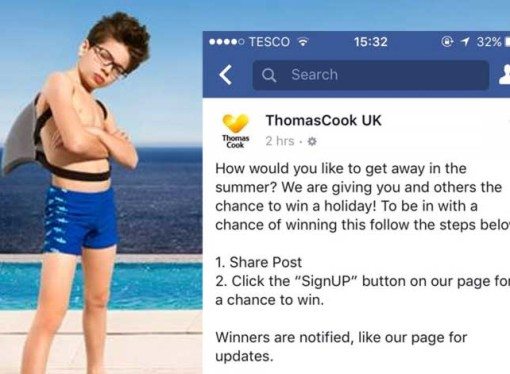Another Facebook Scam: Thomas Cook