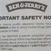 Ben & Jerry’s Cookie Dough 500ml recall due to metal inside tubs!