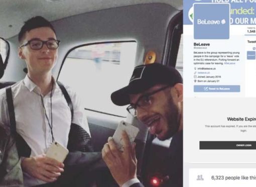 23-year-old given £675,315 by the Leave Campaign