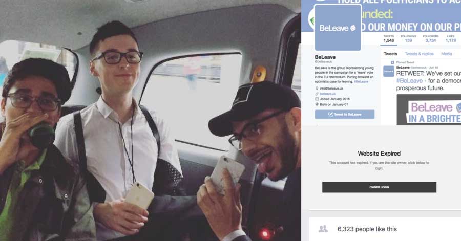 23-year-old given £675,315 by the Leave Campaign