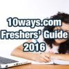 10ways.com Freshers’ Guide 2016