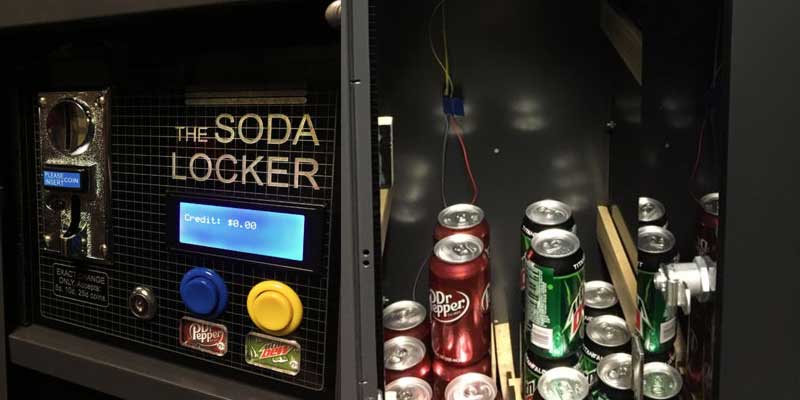 Kid builds a Vending Machine inside his School locker – Already making money!