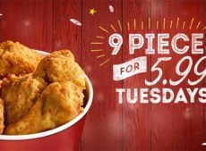 KFC brings back 9 piece bucket for £5.99