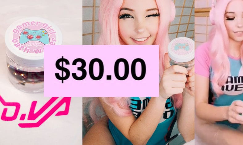 Belle Delphine sold bath water for $30 a jar. The Instagram model announced  the sale in July 2019 in an Instagram post that received over…