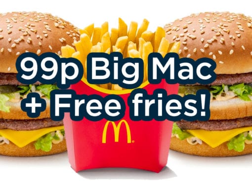 Update 2: How to score a Big Mac for 99p and a pack of fries for FREE