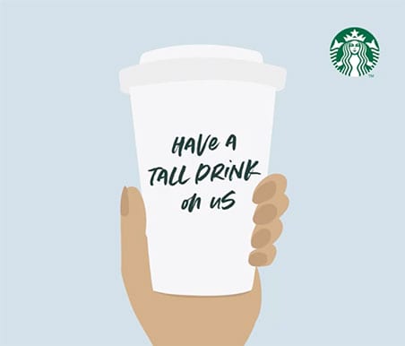 Free Tall Starbucks drink for all NHS staff