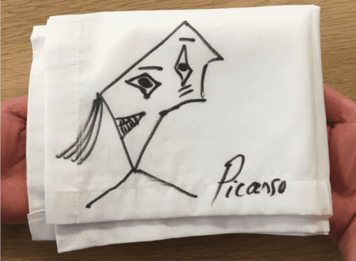 Why you shouldn’t ignore the Pablo Picasso napkin story for your career or small business
