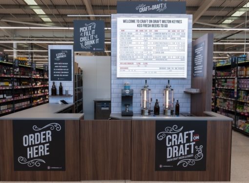 Asda launches Draft Beer refill centre trial!