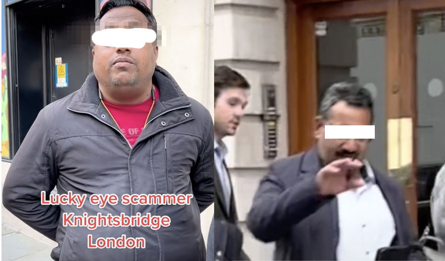 Watch out for Lucky Eye Scammers in ALL TOURIST LOCATIONS WORLDWIDE but especially in London