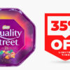 How to grab a 600g Quality Street tub for just £3.89