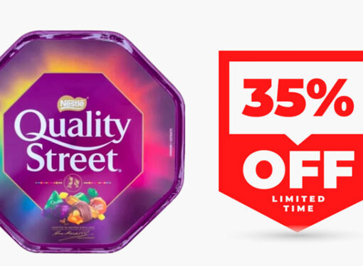 How to grab a 600g Quality Street tub for just £3.89